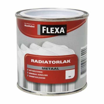 Flexa Radiatorlak Metaal - RAL 1013 - 0,75 liter (Overig), Overige kleuren, Nieuw, Ophalen of Verzenden, Lak