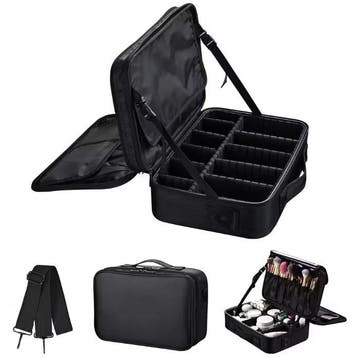 Make-up Organizer Reistas –Verstelbare Vakken en Schouderban, Verzenden, Nieuw