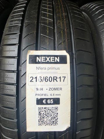 215/60R17 96H Nexen Dot25 4 stuks, Ophalen, 215 mm, Nieuw, 17 inch