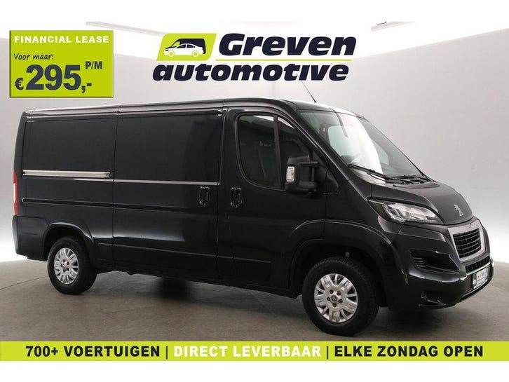 Peugeot Boxer 2.2 BlueHDi 165PK L2H1 | Airco | Cruise |, Auto's, Bestelauto's, Handgeschakeld, Diesel, Zwart, Euro 6, Peugeot