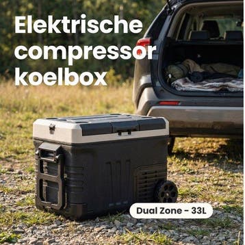 2dekans | Auronic Elektrische Koelbox - Compressor - 2 Zones, Ophalen of Verzenden, Zo goed als nieuw