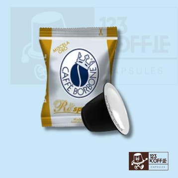 Caffè Borbone Respresso Oro capsules 50 stuks  intensiteit 7, Verzenden, Nieuw