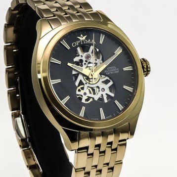 Optima - Atmos Swiss Made automatic Watch- OSA485SK-GG-2 -, Nieuw