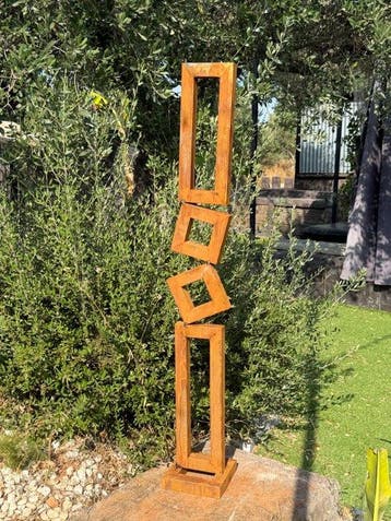 Ana Lucia B.M - Sculpture Corten - XXL - NO Reserve