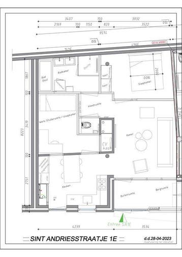 Te huur: Appartement Sint Andriesstraatje in Den Bosch, Den Bosch, Noord-Brabant, Appartement
