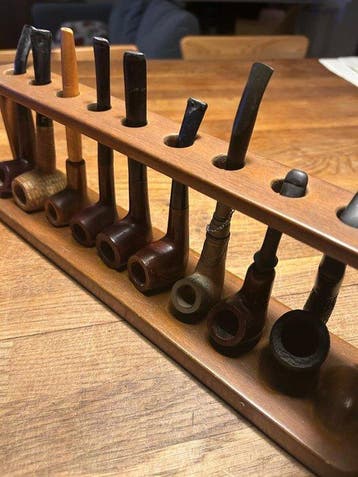 Ranieri, Missouri Meerschaum - Billiard, Bent, Poker, Corn, Nieuw