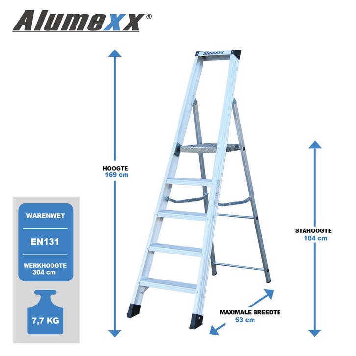 ALX Mamut bordestrap, Doe-het-zelf en Verbouw, Ladders en Trappen, Trap, Nieuw, Verzenden