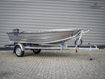 Aluminium Boot  -  380 cm  -  5 persoons  -  max. 15 pk, Ophalen of Verzenden, Nieuw, Aluminium