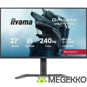 Iiyama G-Master GB2771HS-B1 27  Full HD IPS 240Hz Gaming, Computers en Software, Monitoren, Verzenden, Nieuw, Iiyama