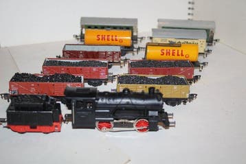 Fleischmann H0 - 1305 - Modeltrein (11) - Stoomlocomotief, Nieuw