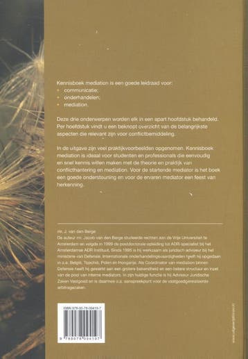 Kennisboek mediation 9789078094197 J. van den Berge, Verzenden, Gelezen, J. van den Berge