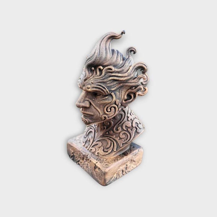 Bust of a Water elemental statue - handpainted home decor my, Verzamelen, Beelden en Beeldjes, Nieuw, Verzenden