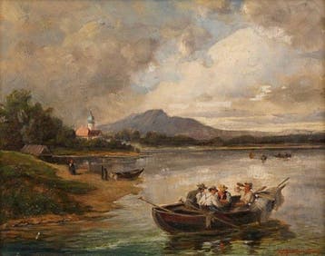 Ludwig Müller-Cornelius (1864-1946) - Fischer auf