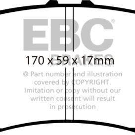 EBC 07-13 Acura MDX 3.7 Greenstuff Front Brake Pads, Ophalen of Verzenden, Nieuw