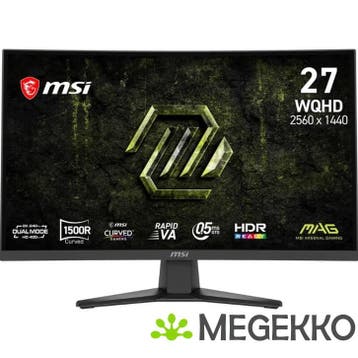 MSI MAG275CQDF X24 27  Quad HD 240Hz Curved Gaming Monitor, Verzenden, Nieuw, MSI