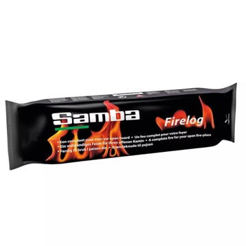 Samba Haardblok - paraffine en geperst hout - 2,5-3 uur g..., Ophalen of Verzenden, Nieuw