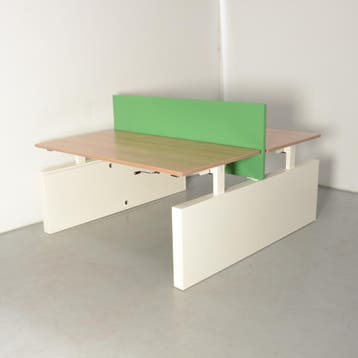 Vepa benchwerkplek, kersen havanna blad, 2x 160 x 80 cm,, Ophalen of Verzenden, Nieuw