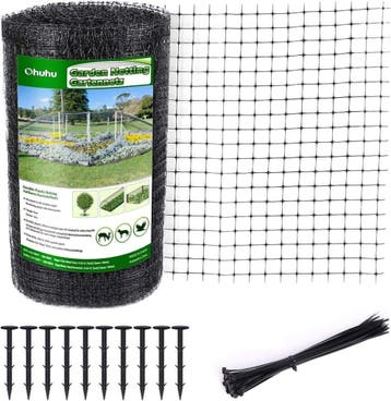 Tuinnet 2x30m | Incl. haringen | Tweedekansje | OP=OP, Tuin en Terras, Gaas en Draad, Ophalen of Verzenden, Zo goed als nieuw