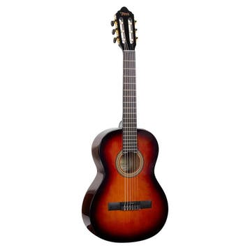 Valencia VC263CSB Klassieke Gitaar 3/4 Brown Sunburst, Ophalen of Verzenden, Nieuw