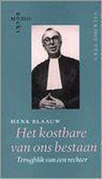 Het kostbare van ons bestaan / Memo Reeks / 4 9789056250591, Verzenden, Gelezen, H. Blaauw