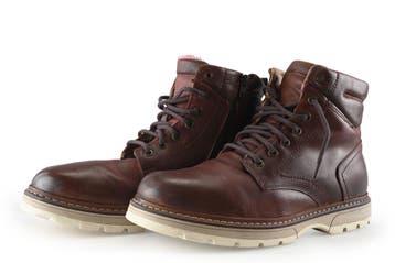 Nelson Veterboots in maat 43 Cognac, Overige kleuren, Verzenden, Boots, Zo goed als nieuw