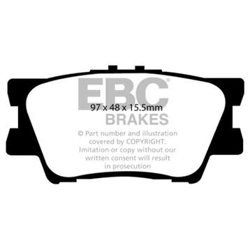 EBC 06-08 Toyota RAV 4 2.4 Greenstuff Rear Brake Pads, Ophalen of Verzenden, Nieuw