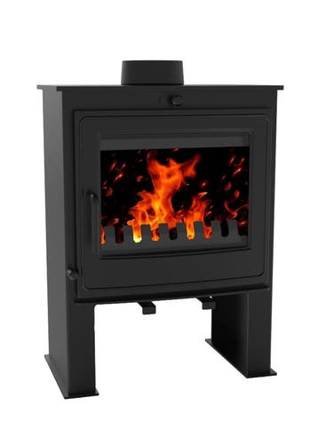 Ecodesign Houtkachel Leeds-7 Long Legs, Huis en Inrichting, Kachels, Nieuw