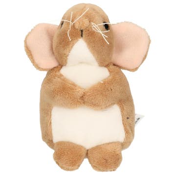 Muis knuffel van zacht pluche - bruin - 11 cm, Kinderen en Baby's, Speelgoed | Knuffels en Pluche, Verzenden, Nieuw