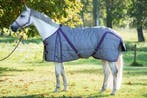 Kerbl Paardendeken Indoor - Grijs/rood - 125 cm, Verzenden, Nieuw
