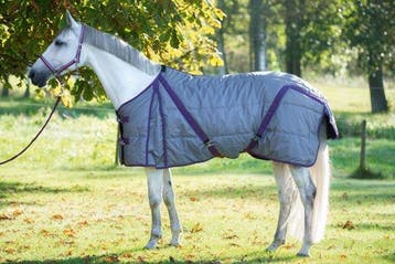 Kerbl Paardendeken Indoor - Grijs/rood - 125 cm, Dieren en Toebehoren, Verzenden, Nieuw