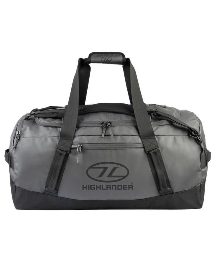 Highlander reistas Hauler Duffel - 90 liter - Donker Grijs, Sieraden, Tassen en Uiterlijk, Tassen | Reistassen en Weekendtassen