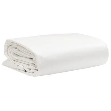 vidaXL Dekzeil 650 g/m² 1,5x20 m wit, Verzenden, Nieuw