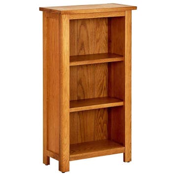 vidaXL Boekenkast 45x22,5x82 cm massief eikenhout, Huis en Inrichting, Minder dan 50 cm, Verzenden, Nieuw, Minder dan 100 cm