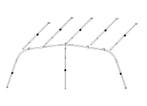 Dorema EasyGrip Frame Staal 28mm Mondial/Porto, Nieuw