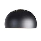 Booglamp XXL kap zwart, Verzenden, Nieuw, Zwart, Rond