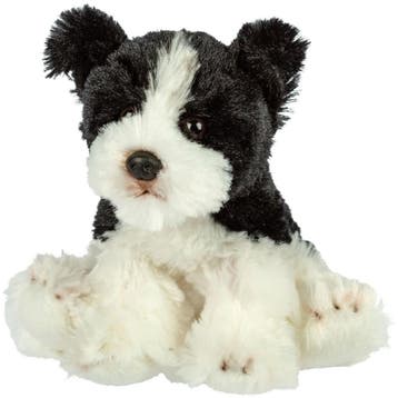 Suki Gifts Border Collie knuffel - pluche - zwart/wit - 13, Verzenden, Nieuw