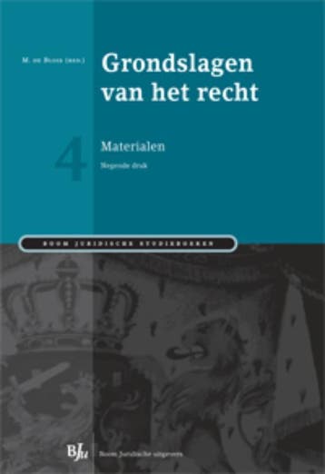 Grondslagen van het recht 4 Materialen 9789089746658, Zo goed als nieuw