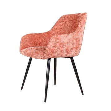 DS4U - Flavio armstoel - Set van 8 - Roze - Stof, Huis en Inrichting, Ophalen of Verzenden, Nieuw
