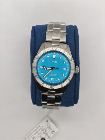 Oris - Divers Sixty Five Cotton Candy Automatic Blue - 01, Nieuw