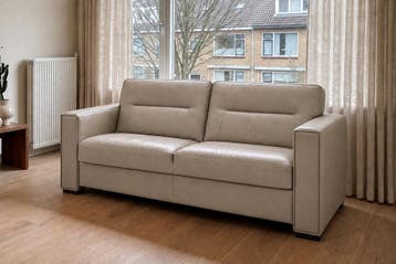 Bankstel Purmerend - 2 zits banken - Taupe, Nieuw, Stof