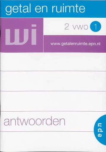 Getal en ruimte 2 Vwo 1 Antwoorden - L.A. Reichard, Verzenden, Zo goed als nieuw, L.A. Reichard