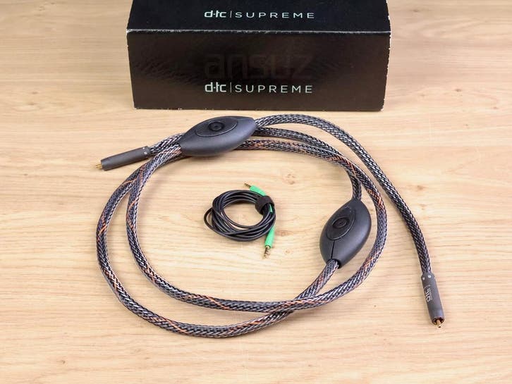 Ansuz Acoustics Digitalz D-TC Supreme high end audio interco, Audio, Tv en Foto, Audiokabels en Televisiekabels, Overige kabels