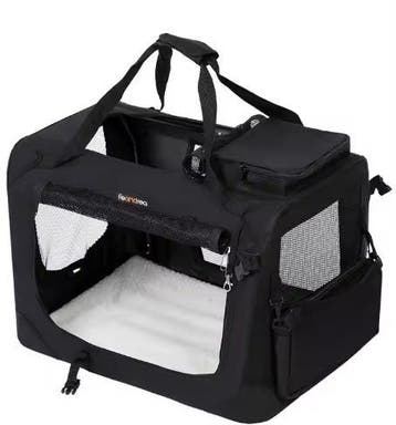 Opvouwbare Hondenkooi 60x42x42 cm – Nylon en Oxford, Verzenden, Nieuw