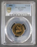 20 Cents Monaco Km 171 20 Cent 2001 Ritter Grimaldi Pcgs..., Postzegels en Munten, Verzenden