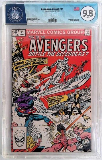 Avengers Annual #11 - EGC 9.8 - 1 Graded comic - Eerste druk, Nieuw