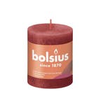 Bolsius Kaars 8x6,8 cm Rood (Geurkaarsen, LED-Kaarsen), Verzenden, Nieuw, Overige kleuren