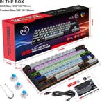 2dekans | HXSJ V800 RGB Mechanisch gaming toetsenbord -, Ophalen of Verzenden, Zo goed als nieuw, HxSJ