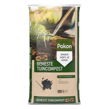 Compost | Pokon | 40 liter (Bio-label, Turfvrij), Verzenden