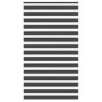 vidaXL Zebra rolgordijn 135x230 cm stofbreedte 130,9 cm, Verzenden, Nieuw, Zwart