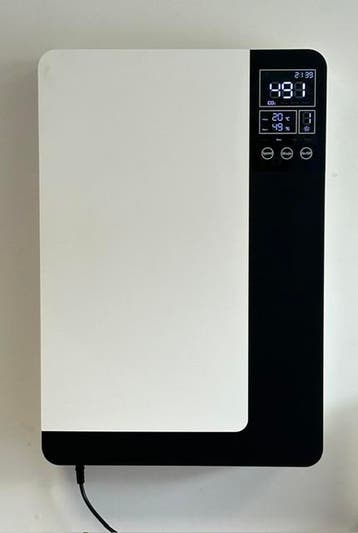 ***AKTIE*** compacte WTW unit met CO2 en afstandbediening., Doe-het-zelf en Verbouw, Ventilatie en Afzuiging, Ophalen of Verzenden